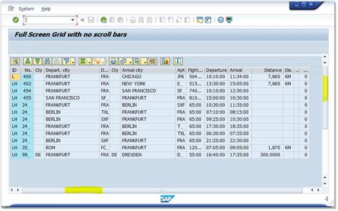 Screen Size And Setting To Display ALV Grid Fullscreen My Experiments With ABAP