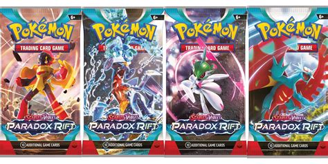 Pokémon TCG Reveals Scarlet Violet Paradox Rift Pack Art More