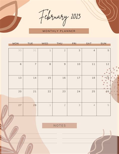 Aesthetic 2023 Yearly Calendar Minimalistic Printable And Etsy Uk