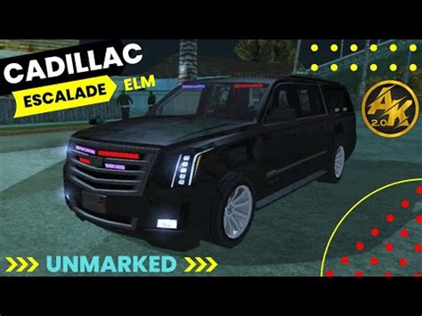 Cadillac Escalade Fbi Unmarked With Els For Gta Sa Android Akgamez Youtube