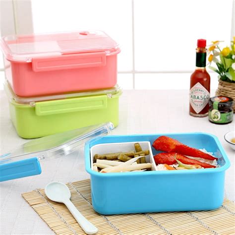 Portable Lunch Box Capacity Camping Picnic Food Fruit Container Storage