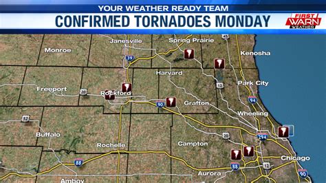 Several Tornadoes Confirmed Monday Afternoon