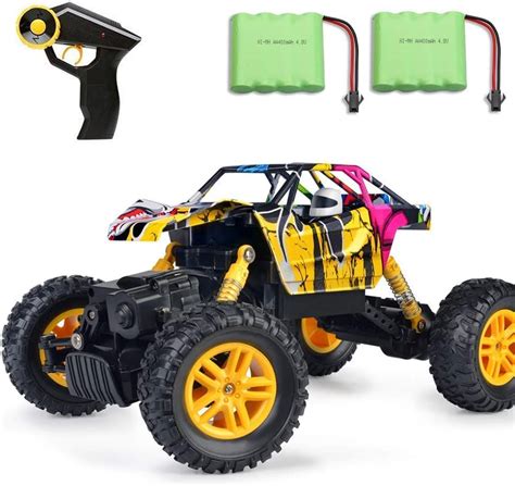 Ddyx2020 Rc Cars 118 Dual Motors Rechargeable Remote Control Truck 4wd