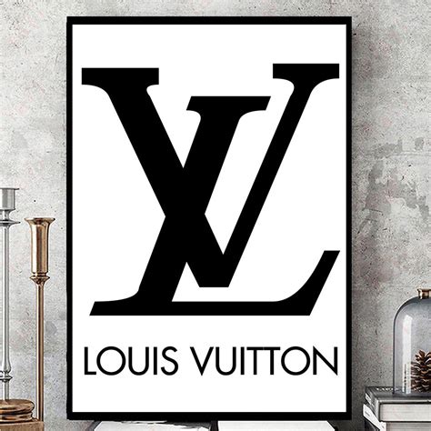 Louis Vuitton Logo Vintages Vintage Printing Wall Decor Poster
