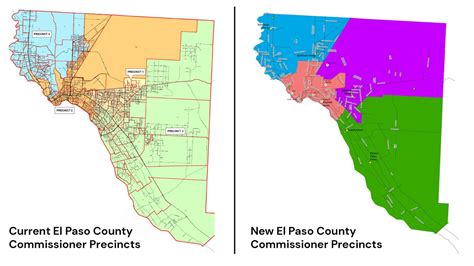 El Paso County Commissioners Court Adopts Its 4 New Precincts For 2022