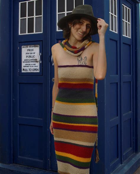 Crocheted Fourth Doctor Dress Boing Boing