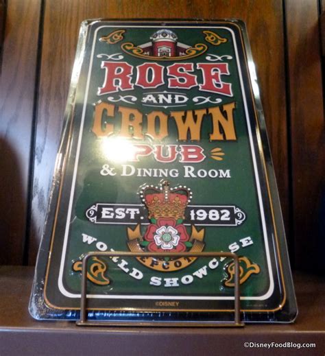 Spotted Rose Crown Pub And Dining Room Merchandise In Epcot S Uk Pavilion The Disney Food Blog