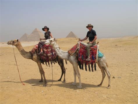 Riding Camels In Egypt Where Are Sue And Mike