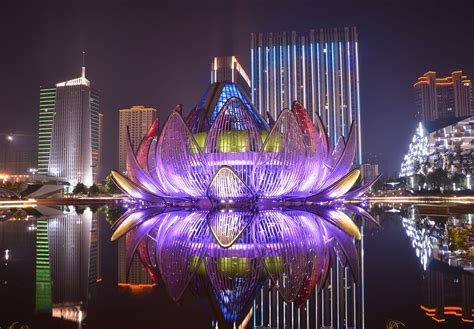 Mybestplace Lotus Building The Beautiful Building Shaped Like A