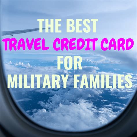 Some banks have credit card programs that are just better for military members than other cards. The Best Travel Credit Card For Military Families | Travel ...