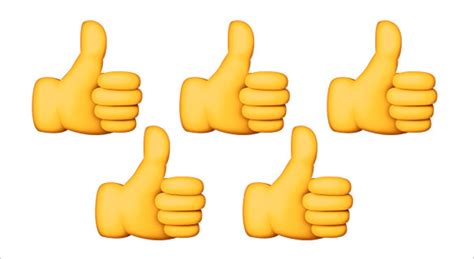 Thumbs Up Emoji Text Template Business