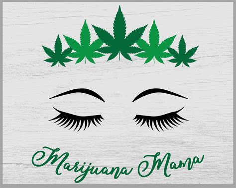 Marijuana Mama svg Cannabis svg Weed clipart stoner svg | Etsy