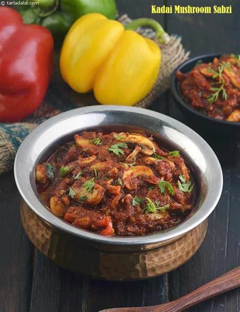 Kadai Mushroom Sabzi, Veg recipe | Recipe | Mushroom recipes indian ...