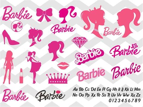 Barbie Silhouette Head Font Logo Bundle | Vectorency