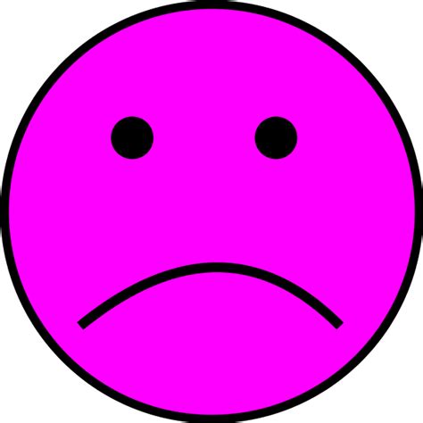Sad Face Clipart Black And White Clip Art Library