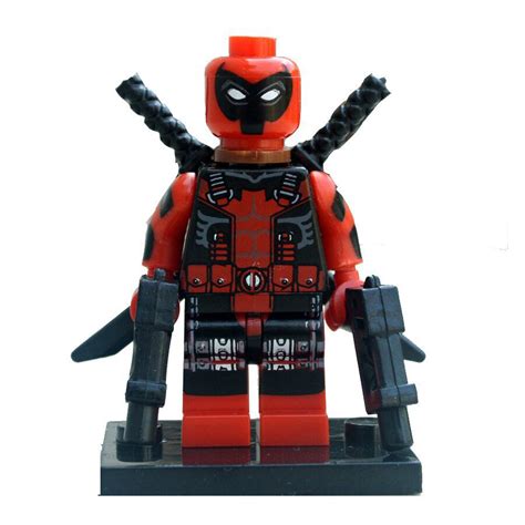 Minifigure Deadpool Marvel Super Heroes Building Lego Blocks Toys