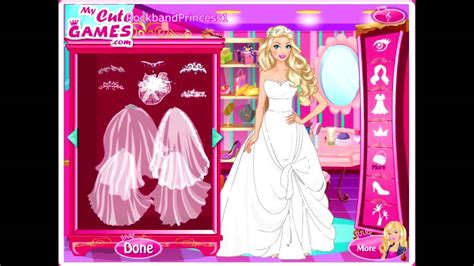 Wedding Barbie Dress Up Games - YouTube
