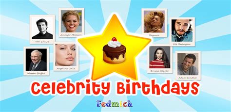 Celebrity Birthdays Android App