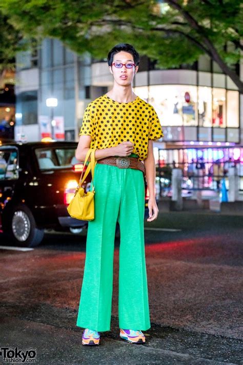 Colorful Retro Japanese Street Style in Harajuku w/ Vintage Fashion ...