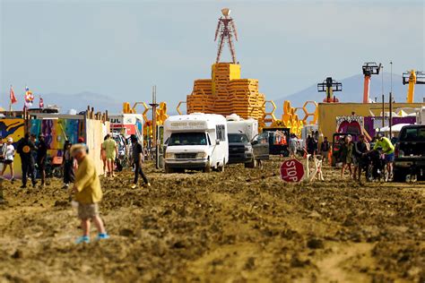 Burning Man Festival Exodus Begins Through Drying Mud Your News