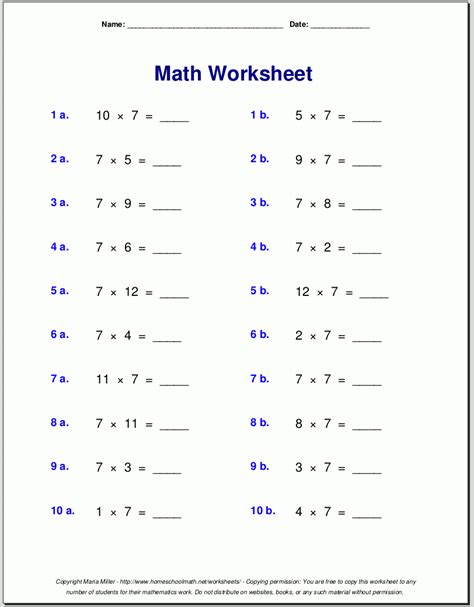 Practice makes a big difference! 10Th Grade Printable Math Worksheets | Printable Template 2021