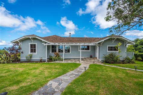 Classic Hawaii Plantation Style Home In Kula Maui Real Estate