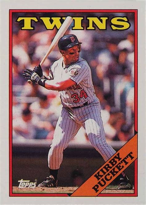 1988 Topps Kirby Puckett 120 Baseball Vcp Price Guide
