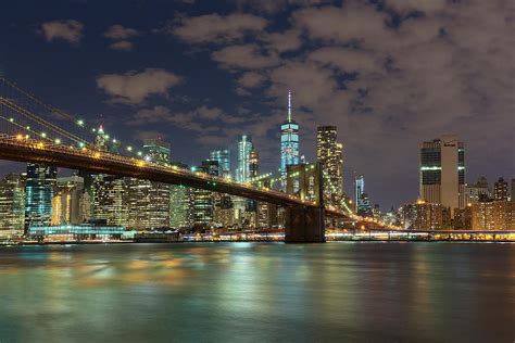 Brooklyn Bridge At Night Photograph By Brian Knott Photography Fine