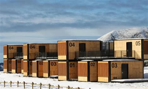 Flying Nest Mobile Shipping Container Hotel In French Alps