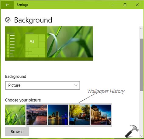 How To Clear Wallpaper History In Windows 10