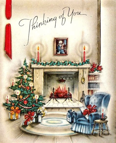 A Collection Of 20 Stunning Vintage Inspired Christmas Cards ~ Vintage Everyday