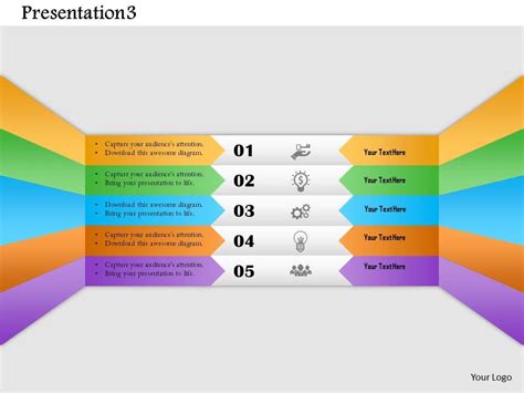 Editable Powerpoint 5 Stage Diagram Slidemodel Images