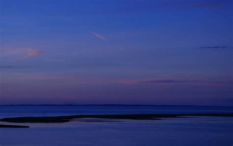 Sunset Denmark Sea Baltic Sea Coast Water Nature Landscape Sun