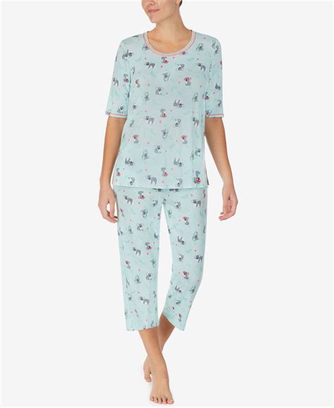 Cuddl Duds Womens Printed Pajama Top