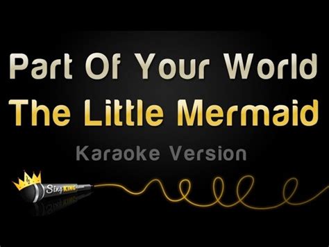 The Little Mermaid Part Of Your World Karaoke Version