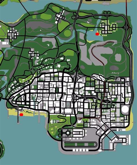 Gta San Andreas Map With Street Names Images And Photos Finder