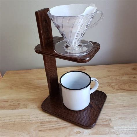 Adjustable Height Pour Over Coffee Dripper Stand Compatible With V60