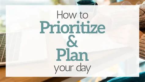 How To Prioritize Your Day In 6 Steps Cozy Simple Calm