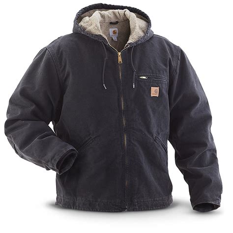 carhartt hooded sandstone sierra jacket 215190 insulated jackets and coats at sportsman s guide