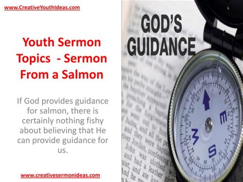 Youth Sermon Topics Sermon From A Salmon Ppt