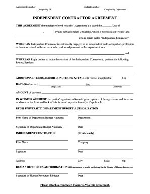 Must be filed by january 31st following the calendar year. Independent Contractor Application - Fill Online ...