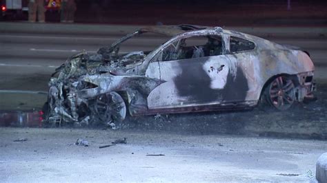 Speeding Driver Runs Red Light And Causes Fiery Car Crash In North Houston Police Say Abc13