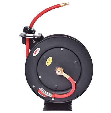 Buy Ft X Auto Rewind Retractable Rubber Air Hose Reel Compressors Psi Ed On The Floor