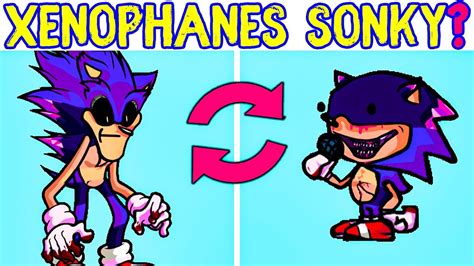 Xenophanes Sonic Sunky Xenophanes Sonky Fnf Swap Characters