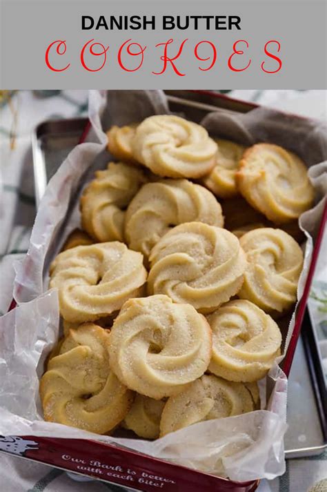 Add the flour and salt and beat to combine. DANISH BUTTER COOKIES | Danish butter cookies, Butter ...
