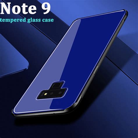 2pcs Tempered Glass Case For Samsung Galaxy Note 9 Case Luxury