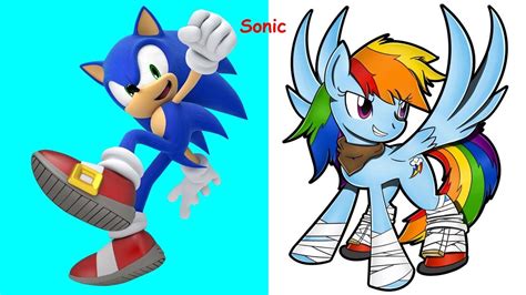 Sonic As My Little Pony Sonic As Zombies Sonic Characters As