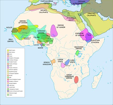 Pre Colonial Cultures Of Africa 500 Bc 1500 Ad Full Size Ex