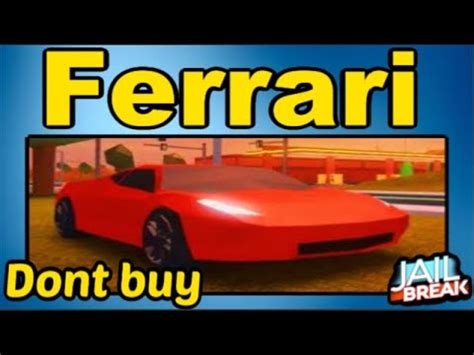The torpedo is the best car in the entirity of roblox jailbreak, literally and easily. (Jailbreak Ferrari) Don't Buy the Ferrari l Nlsgamerdale l - YouTube