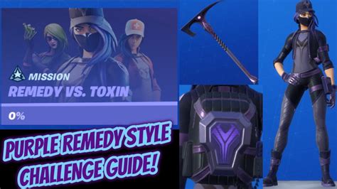 Fortnite Chapter 2 All Challenges Guide Remedy Vs Toxin Battle Royal